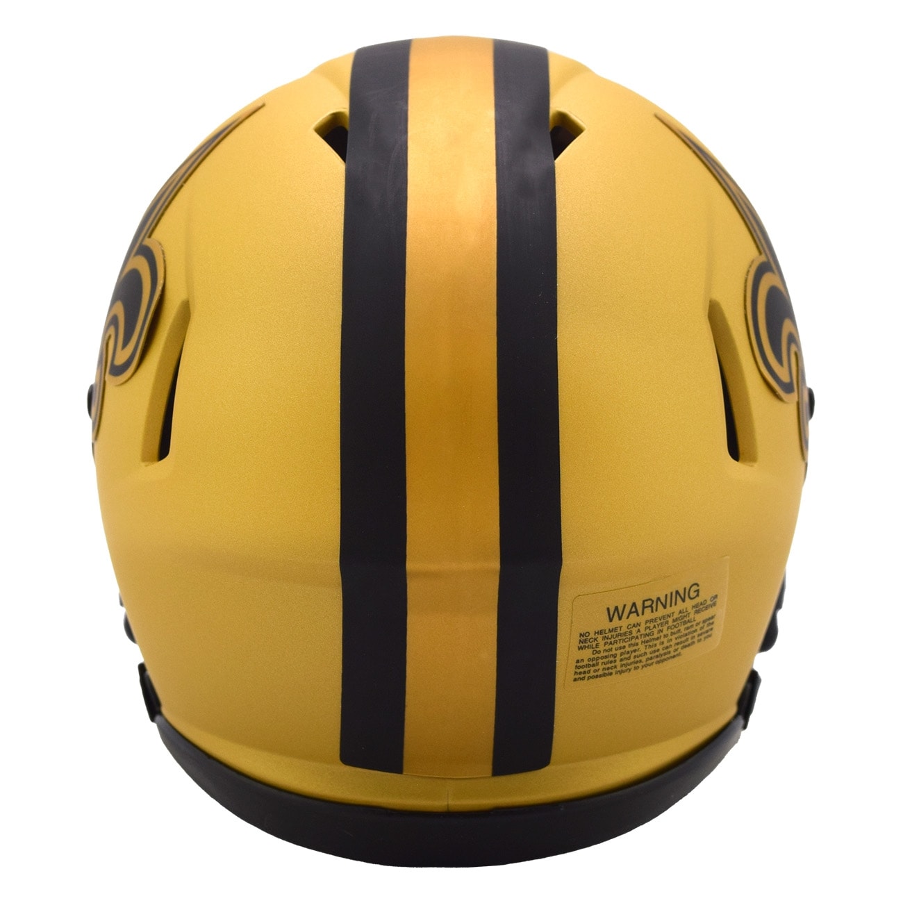 New Orleans Saints Rave Alternate NFL Speed Mini Helmet Gold