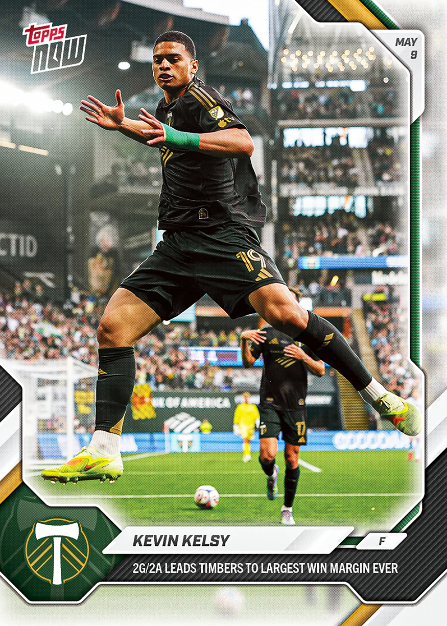 Kevin Kelsy - 2026 MLS Topps NOW® - Card 40 - PR: 245