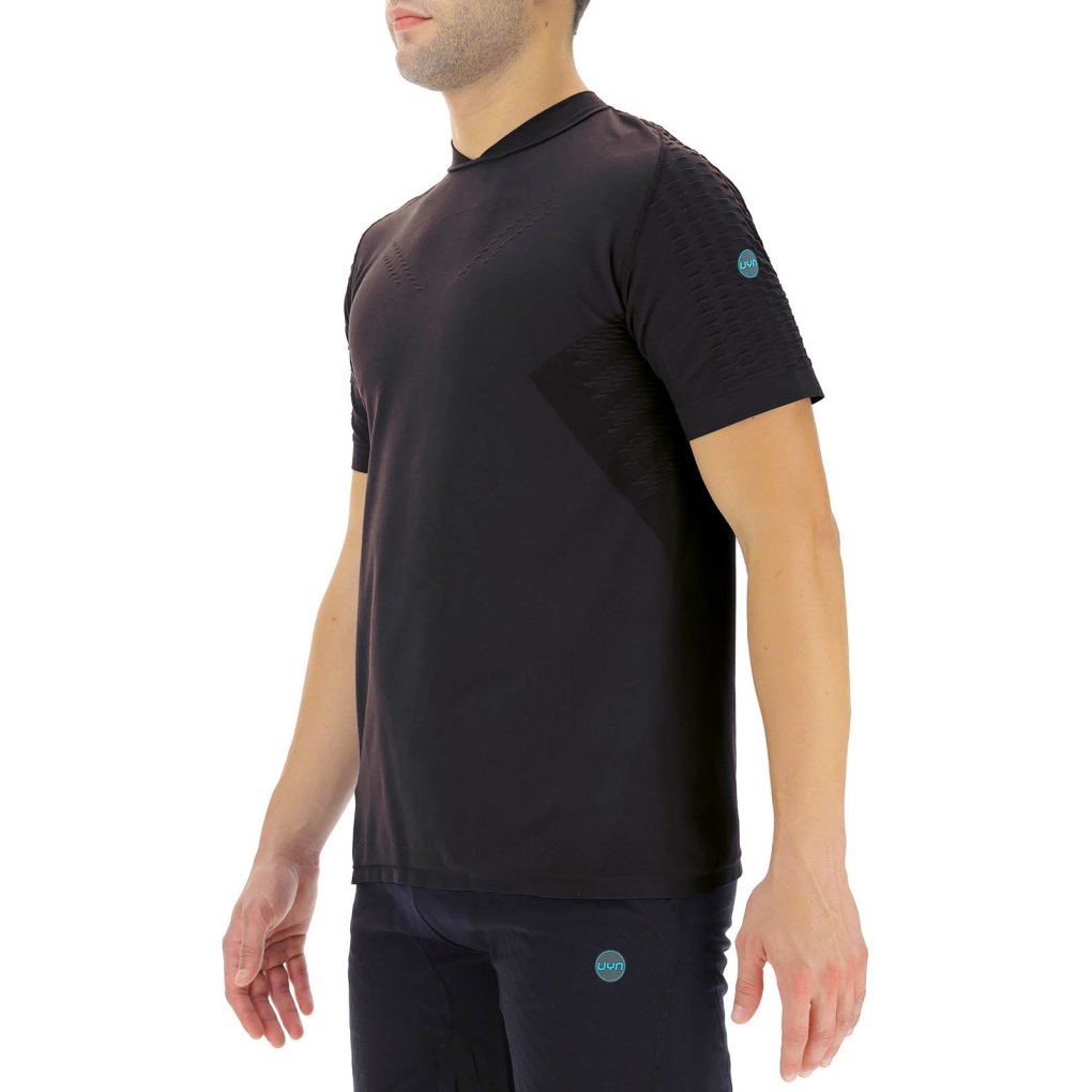 UYN Run Fit Short Sleeve Shirt Men - Blackboard