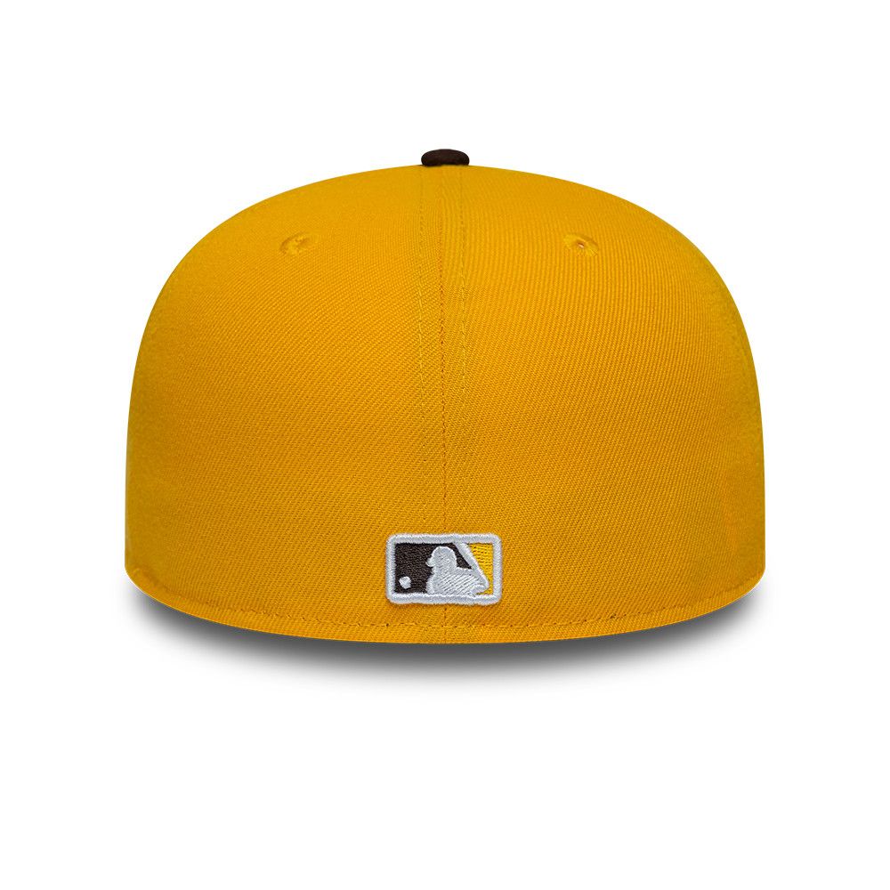 San Diego Padres 2026 MLB Authentic Spring Training 59FIFTY Low Profile Cap Yellow