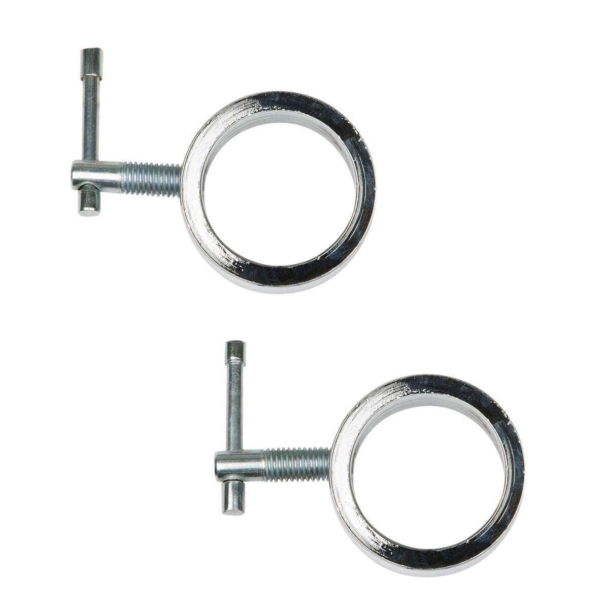 Screw caps for Olympic barbell bars