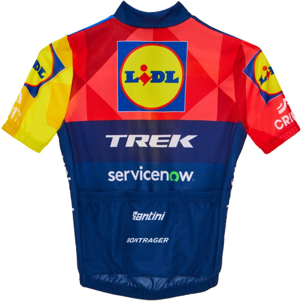 Santini Team Lidl-Trek 2026 Fan Line Cycling Jersey Kids RE942B1426LT - print