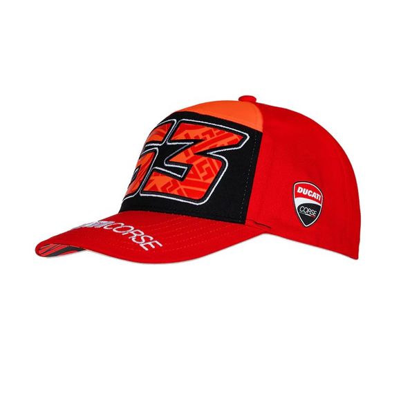 Vr 46 Ducati Bagnaia - Black / Red CapRef: vr0786 / dbmca498807
