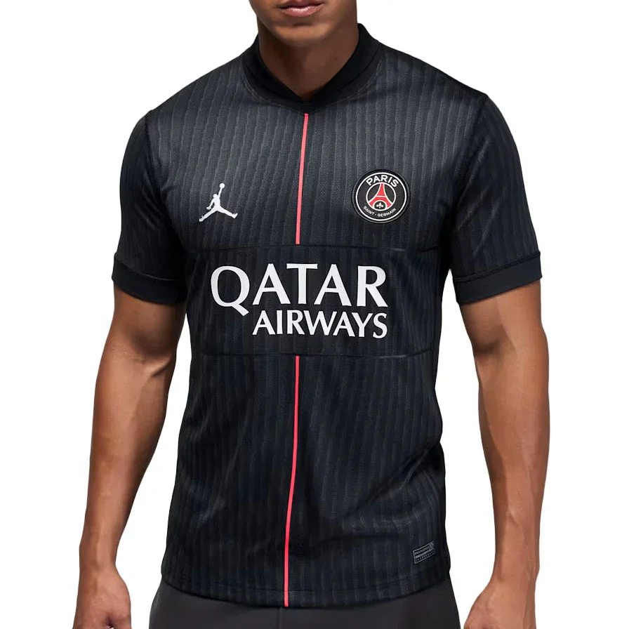 Men's Paris Saint Germain x Jordan PSG 4th Jersey 25/26 (Off Noir/Black/Pearl Pink)
