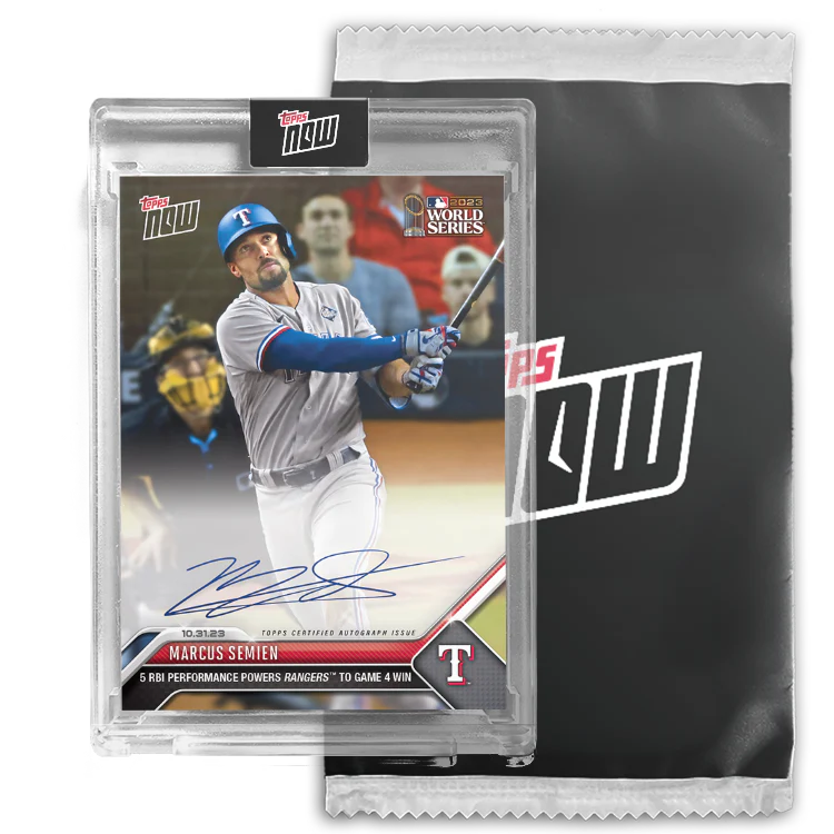 On-Card Autograph # to 99 or Lower - Marcus Semien - 2023 MLB TOPPS NOW® Card 1067