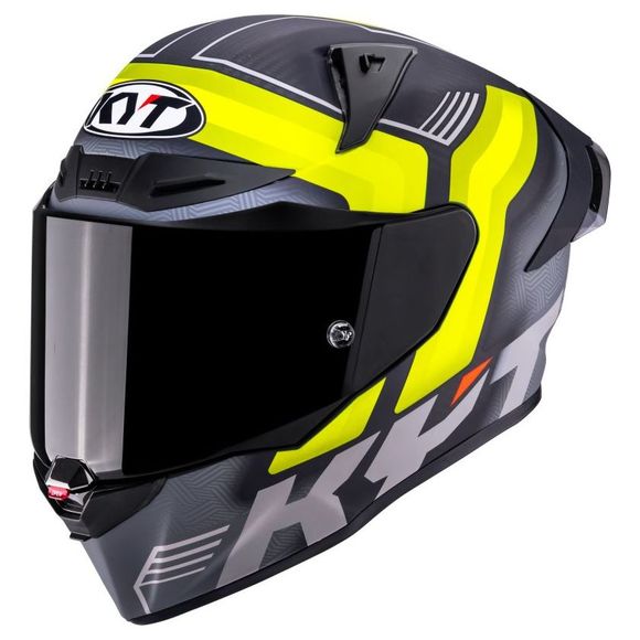 KYT R1R CARBON ACCELERATOR Full-Face Helmet - YellowRef: KYT0193