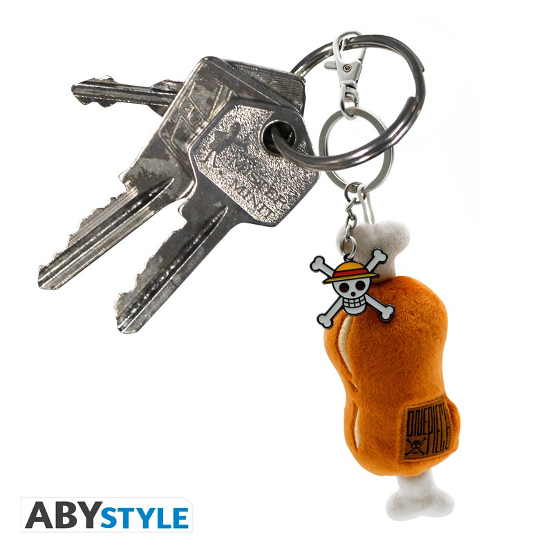 ONE PIECE Plush Keychain Meat on a bone