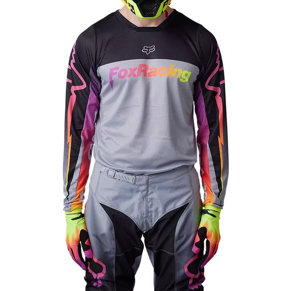 Maillot cross Fox 180 STATK 2023 - GrisRef : FX3988