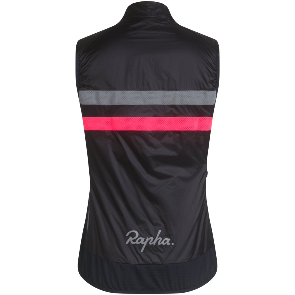 Rapha Brevet Insulated Vest Women - dark navy/hi-vis pink