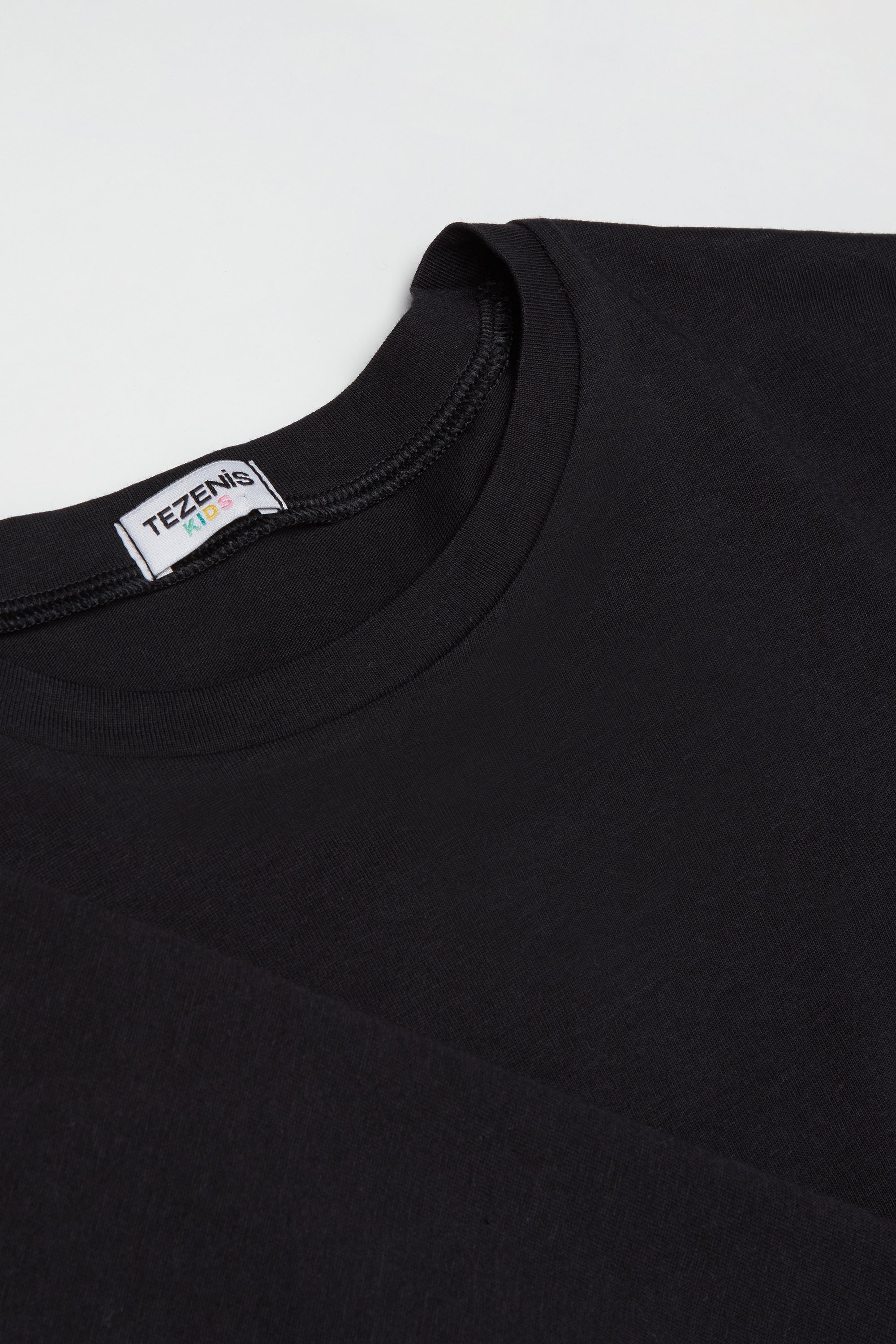 Girls’ Cotton T-Shirt with Kimono Sleeves