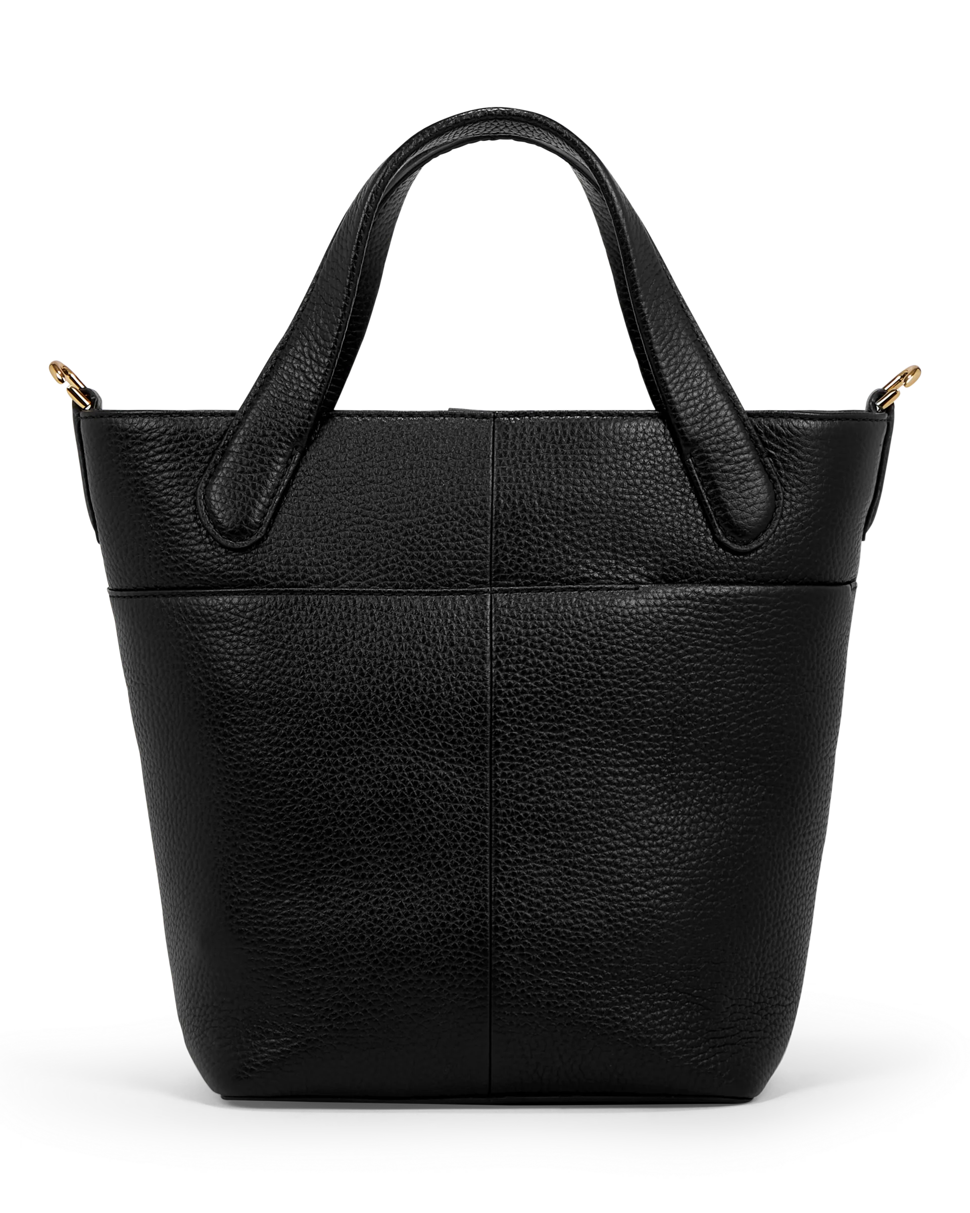 ECCO Tote Shopper aus Leder Schwarz 24,5X31X13 cm