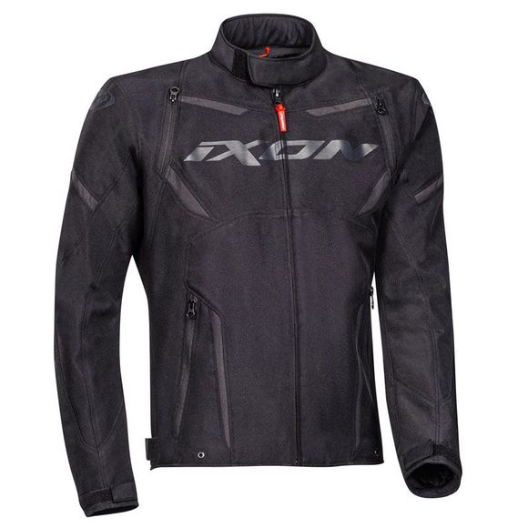 Ixon Striker - Black - Black Motorcycle JacketRef: IX1425