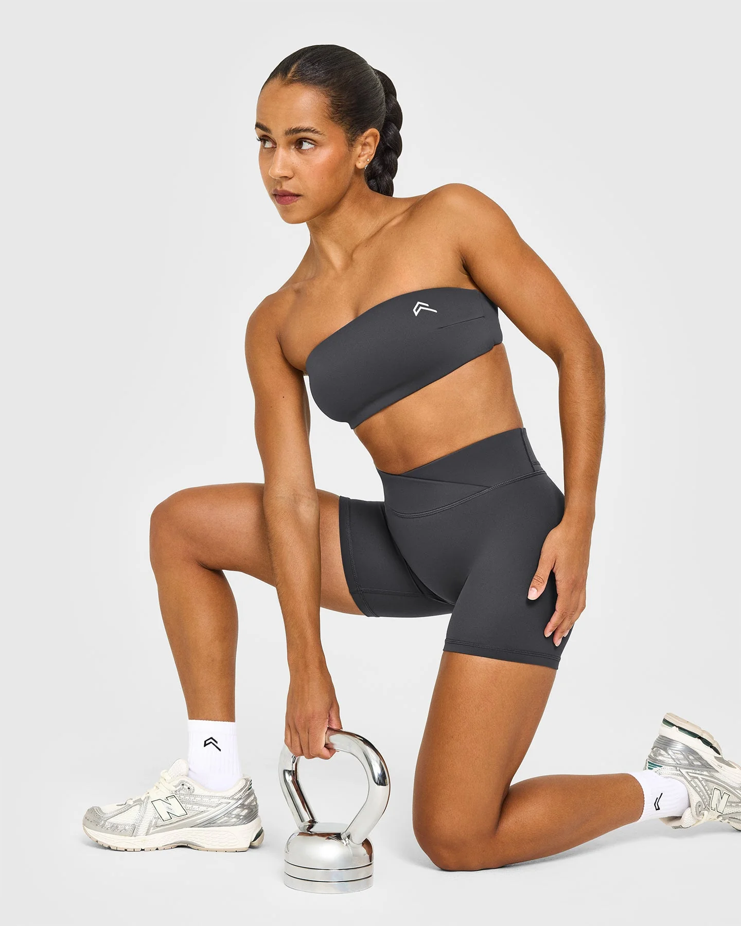 UnifiedMove™ Micro Bandeau Bralette | Coal