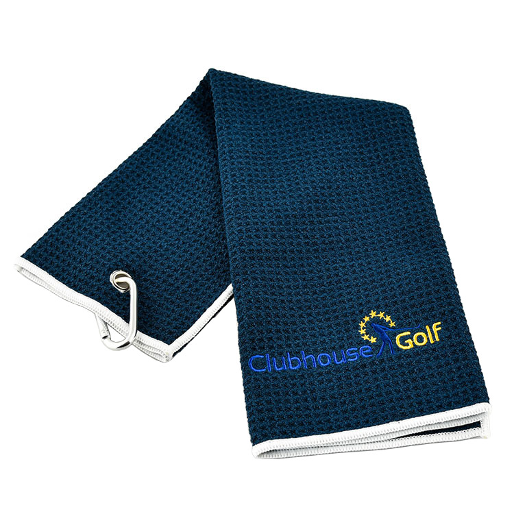 Clubhouse Golf Pro-Tech Microfibre Waffle Golf Towel