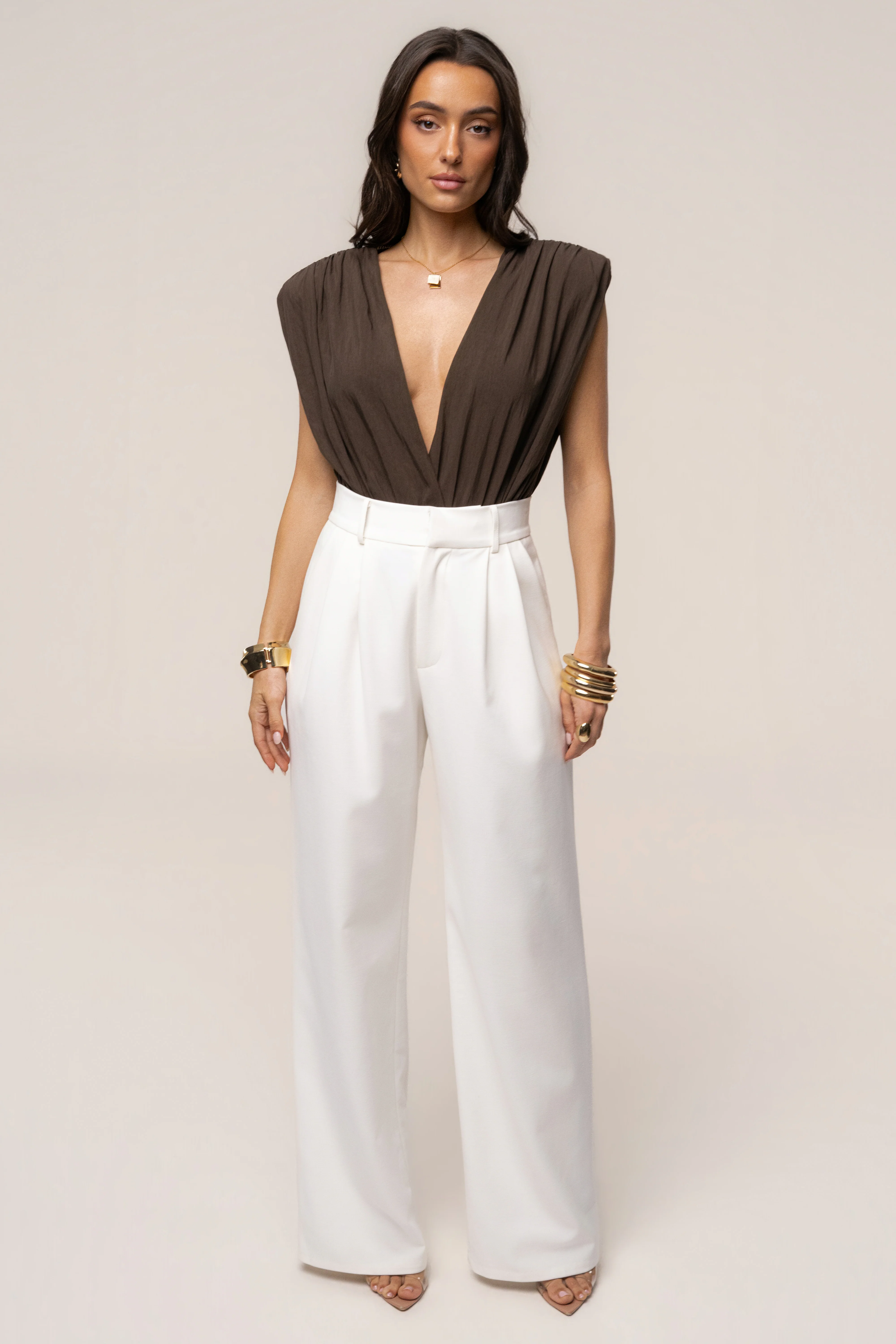 Brown Solar Drift Bodysuit