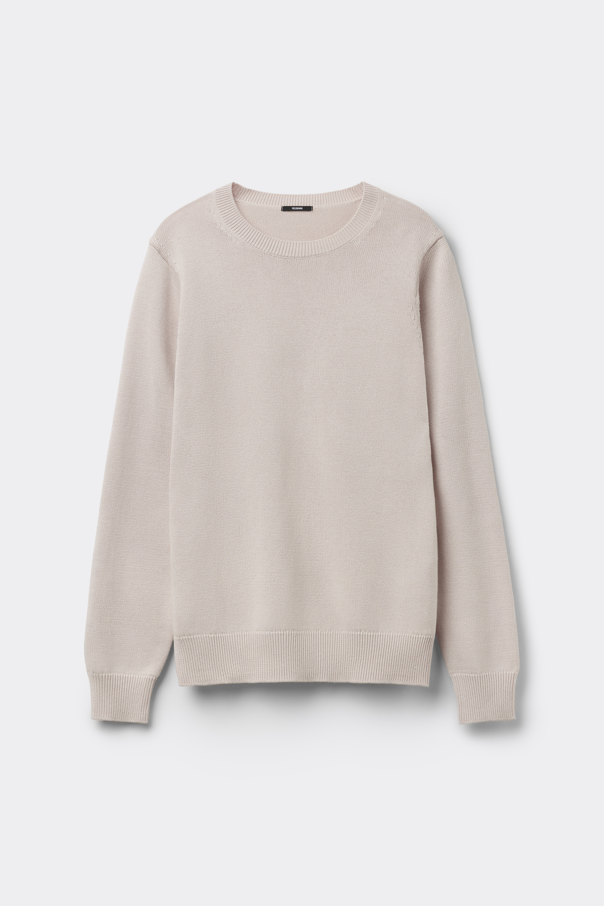 Fully-Fashioned Cotton and Modal Round Neck Jumper