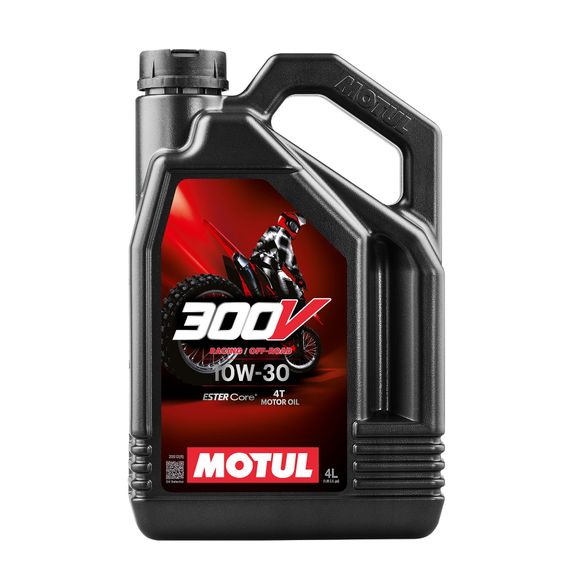 Huile moteur Motul 300V OFF ROAD 10W30 4L UniverselRef : MOT0170 / 112537