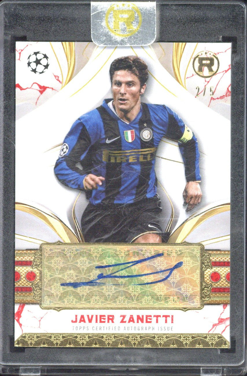 2024-25 Topps Reverence Javier Zanetti Autograph /5