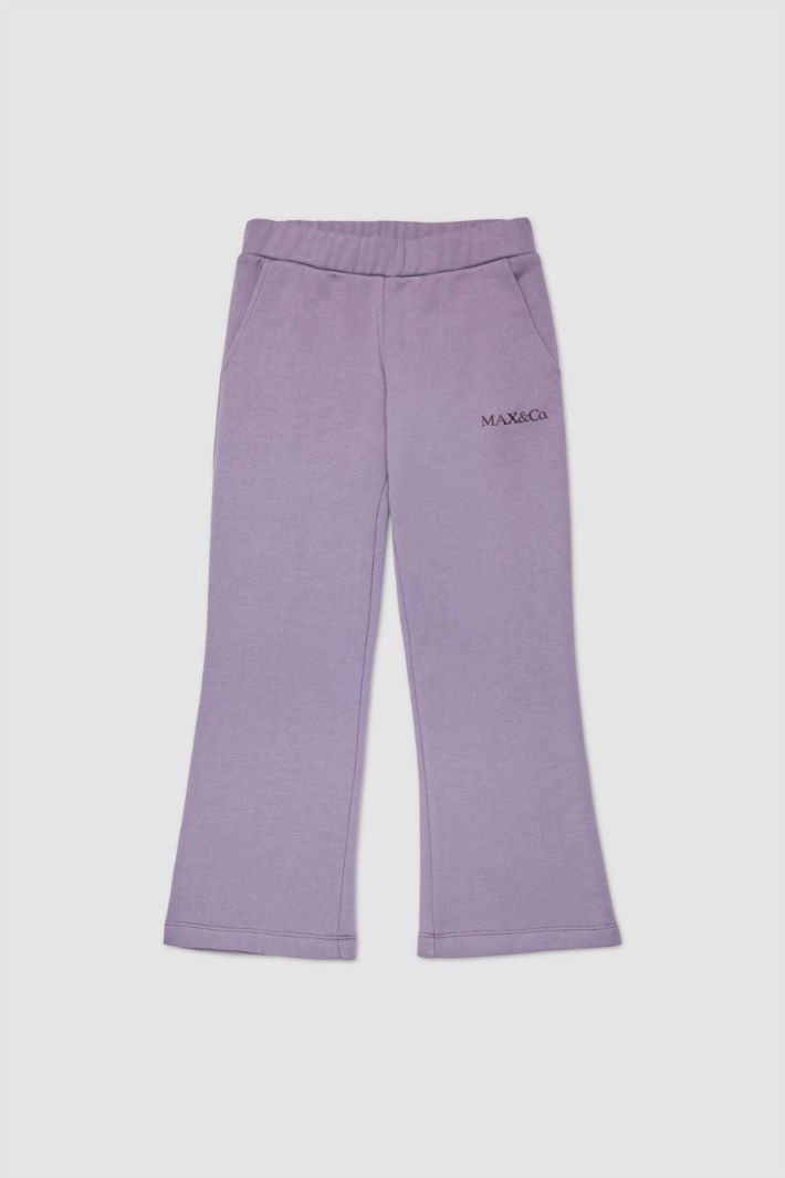 Fleece trousers KID - LILAC
