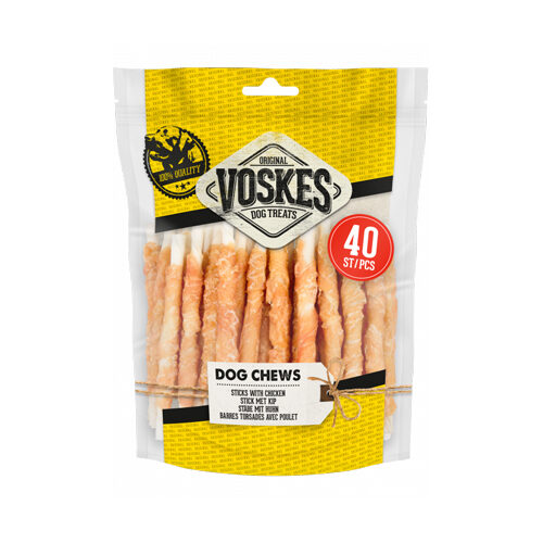 Voskes Rawhide Chicken Twist - 400 g