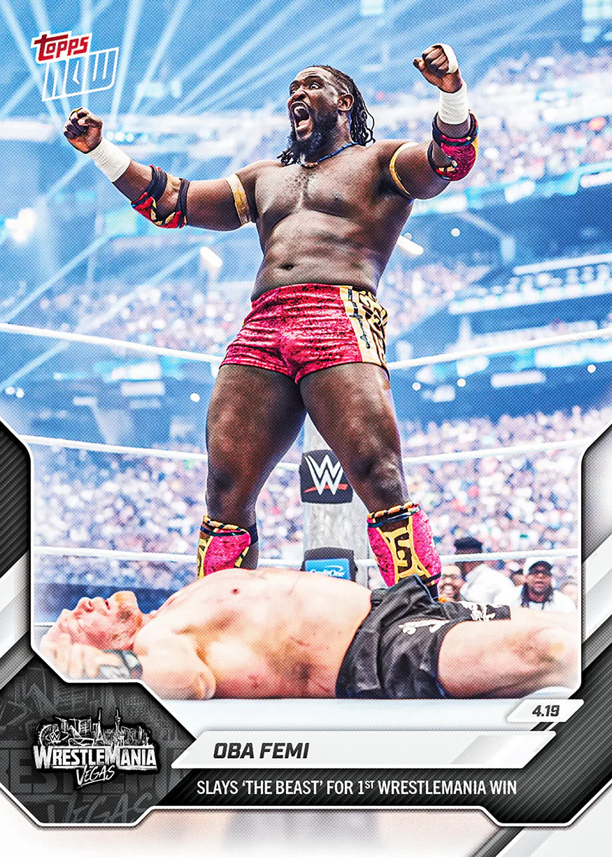 Oba Femi - 2026 WWE Topps NOW® - Card 44