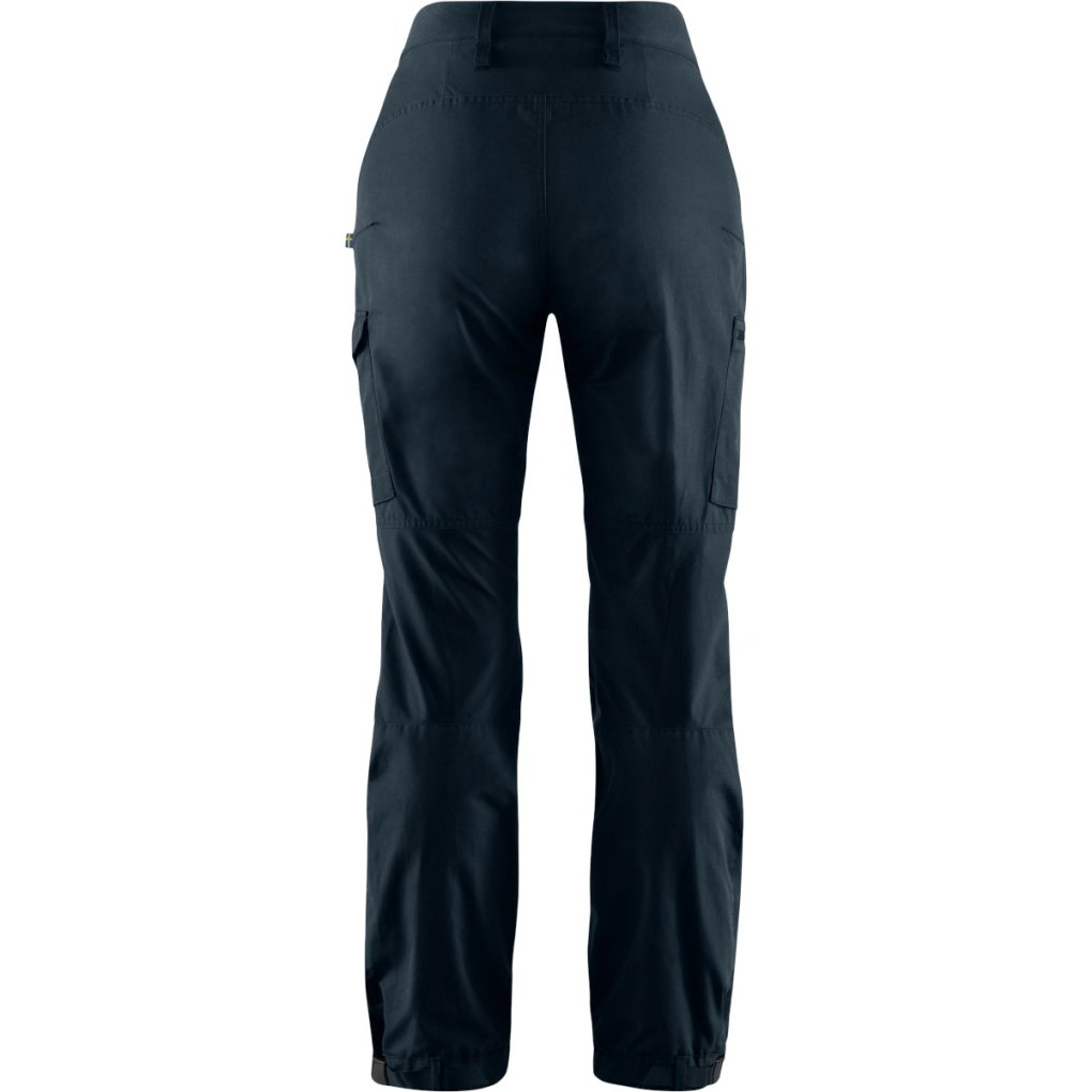 Fjällräven Kaipak Trousers Curved Women - dark navy