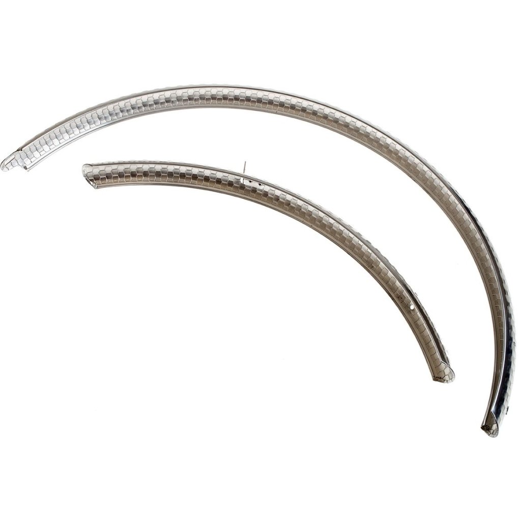 BLB Hammered Fenders - polished Silver