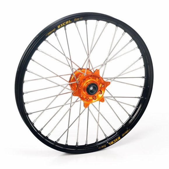 Haan Wheels front wheel size 21x1.60 Black/OrangeRef: HW77504310 / 1076130001