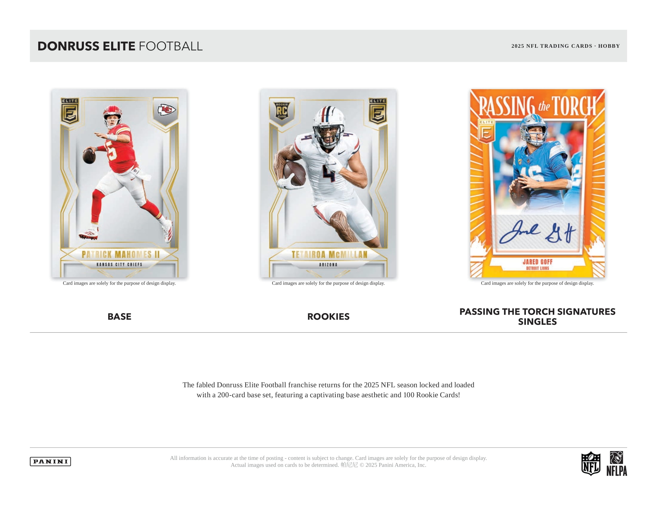 2025 Panini Donruss Elite Football NFL Hobby Box