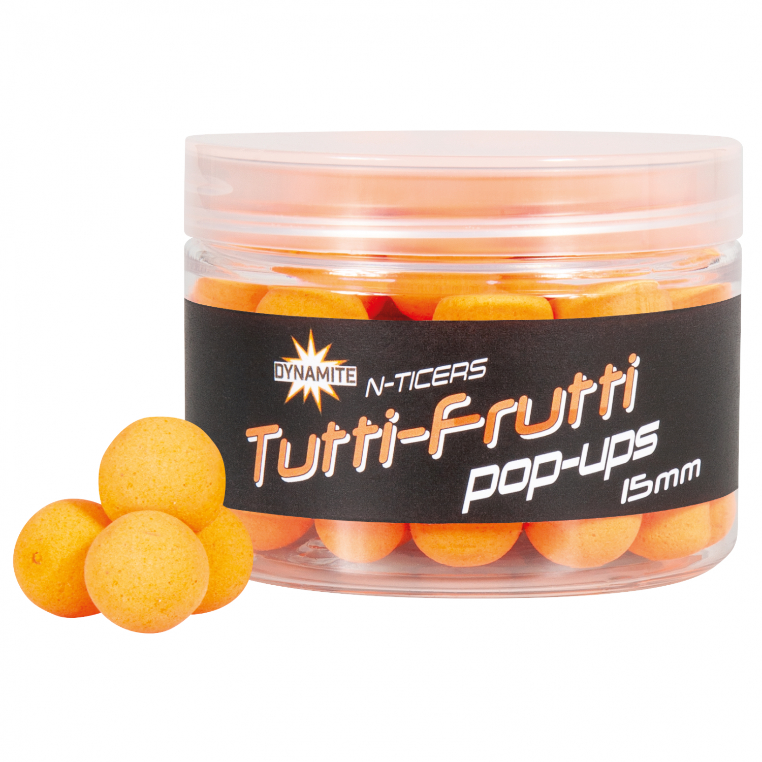 Dynamite N-Ticers Hookbaits (Tutti-Frutti\/orange)