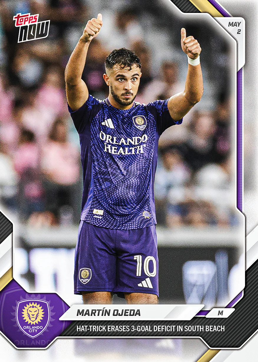 Martín Ojeda - 2026 MLS Topps NOW® - Card 34 - PR: 116