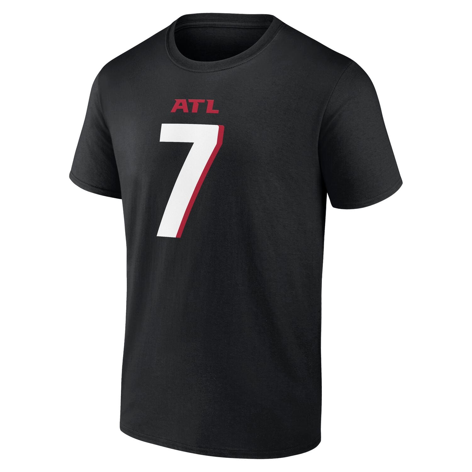Bijan Robinson #7 Atlanta Falcons Player NFL T-Shirt Black