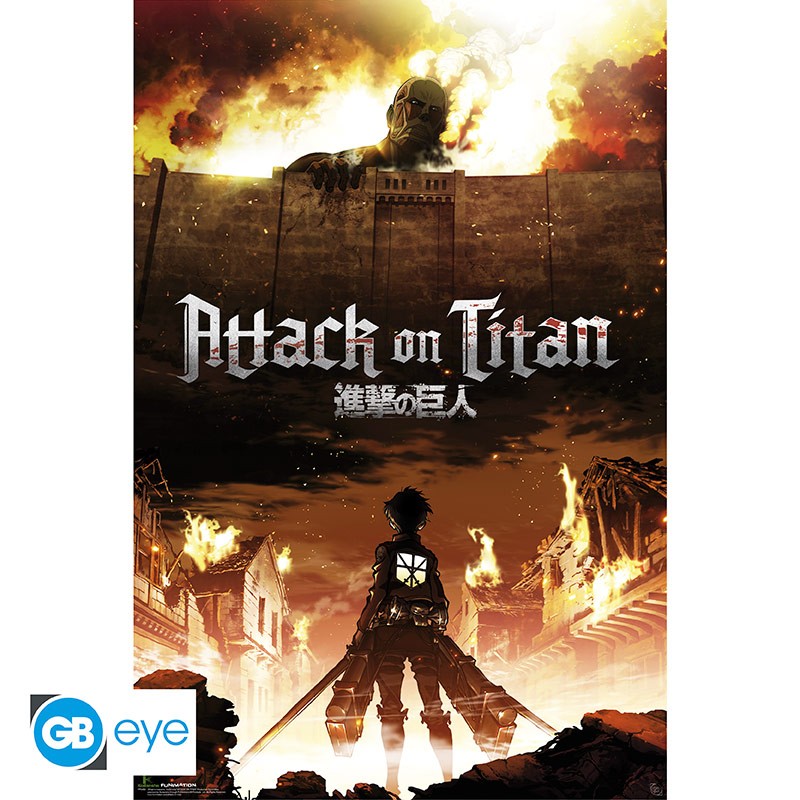 ATTACK ON TITAN Key Art Poster (91.5x61cm)