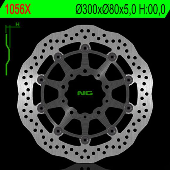 Wave NG floating brake discRef: NGD00255A / 1024582