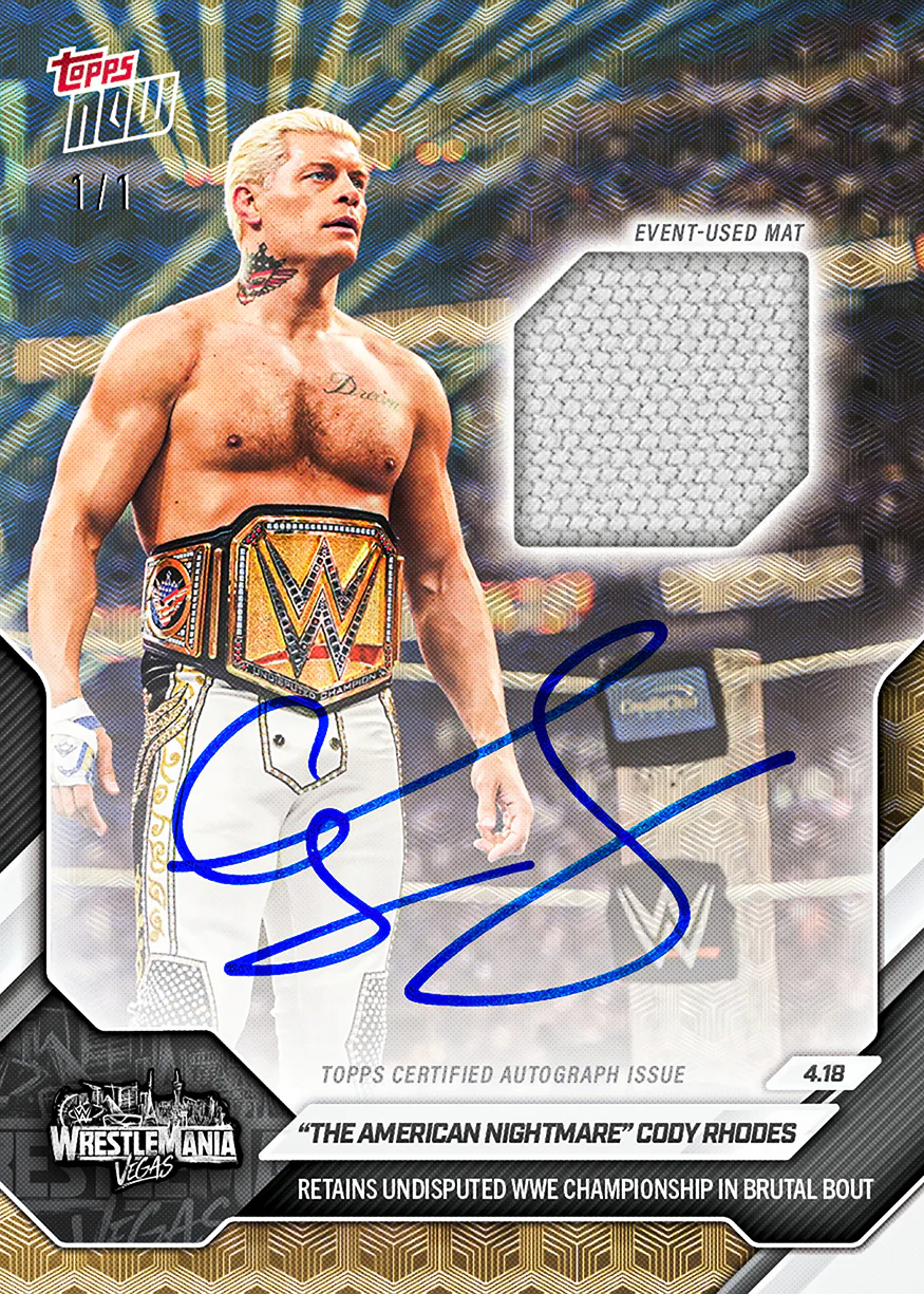 The American Nightmare Cody Rhodes - 2026 WWE Topps NOW® - Card 42 - PR: 1953