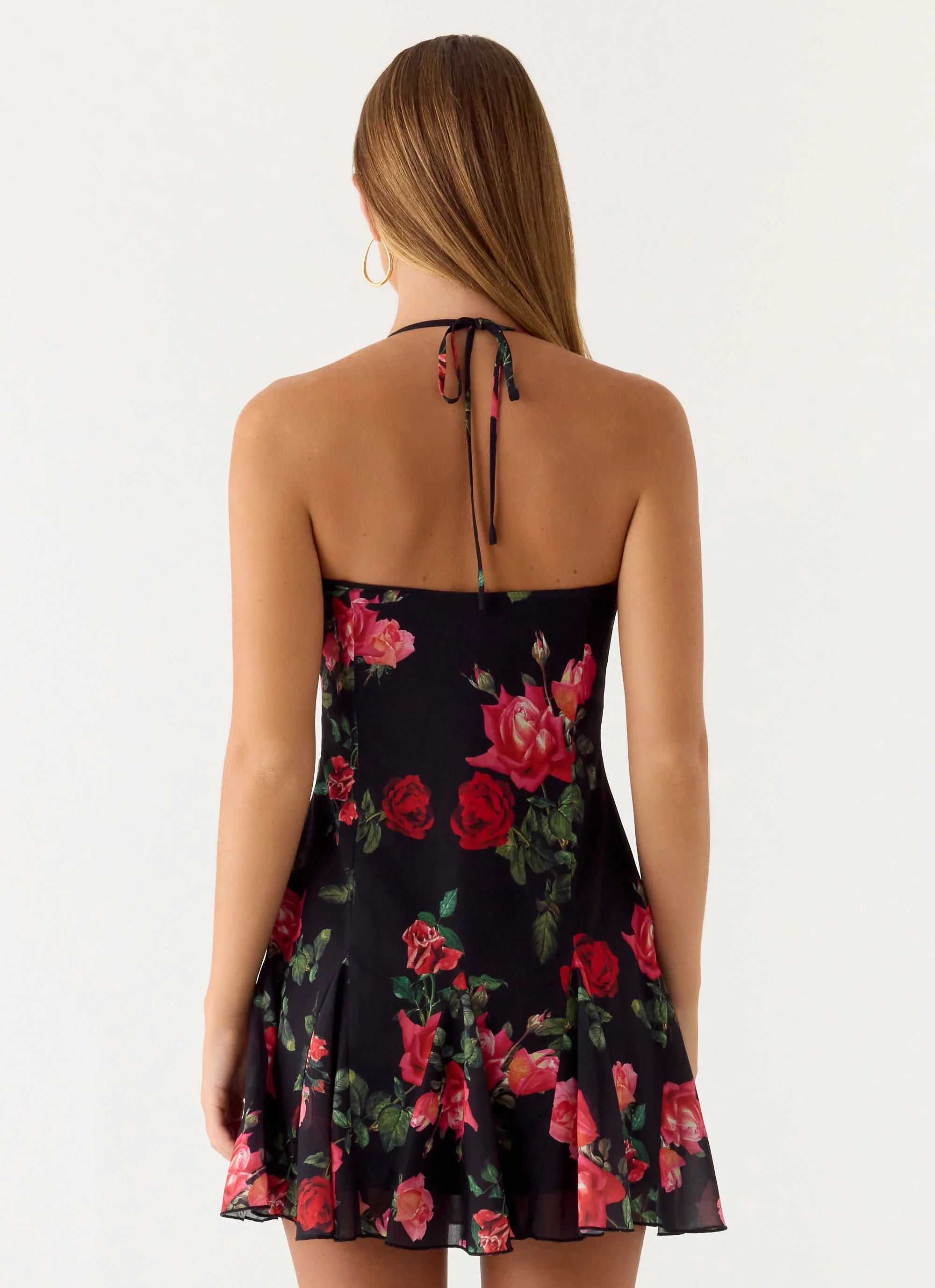 Nikyta Mini Dress - Midnight Bloom