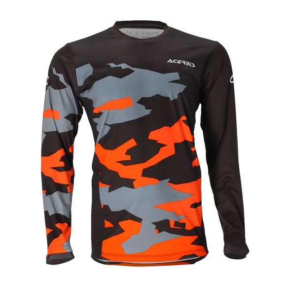 Maillot enduro Acerbis ENDURO X-DURO WINTER 2024 - Noir / OrangeRef : AE5435
