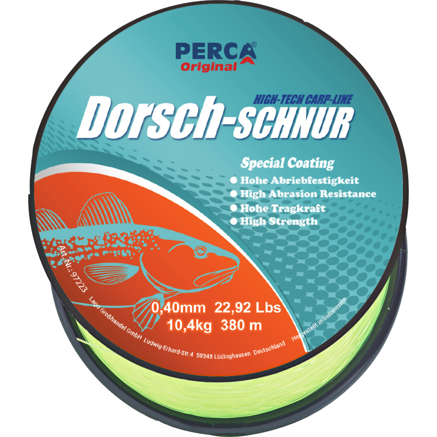 Perca Original Cod Line (fluo yellow)