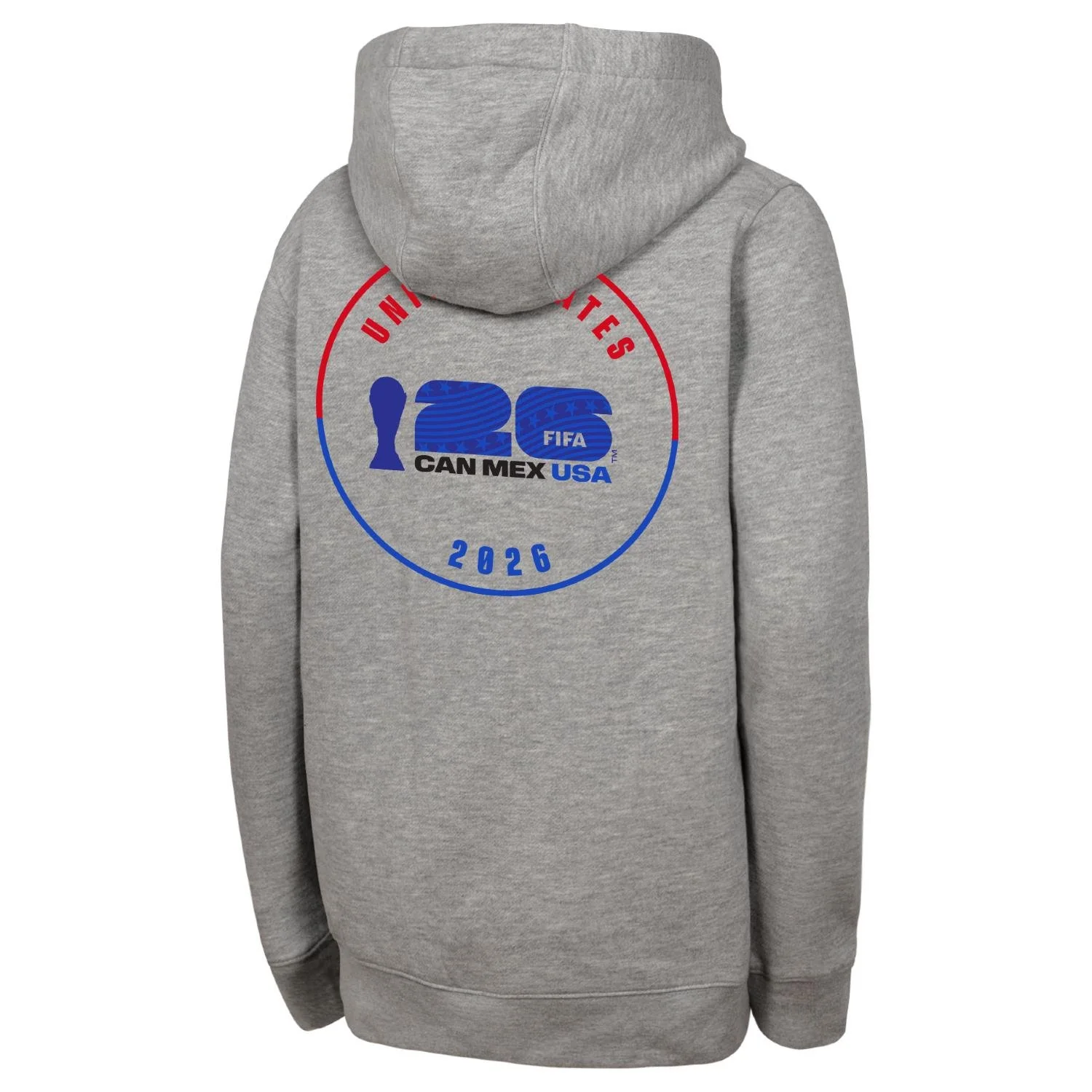 2026 Soccer Fan Collection Host USA Grey Hoodie - Unisex