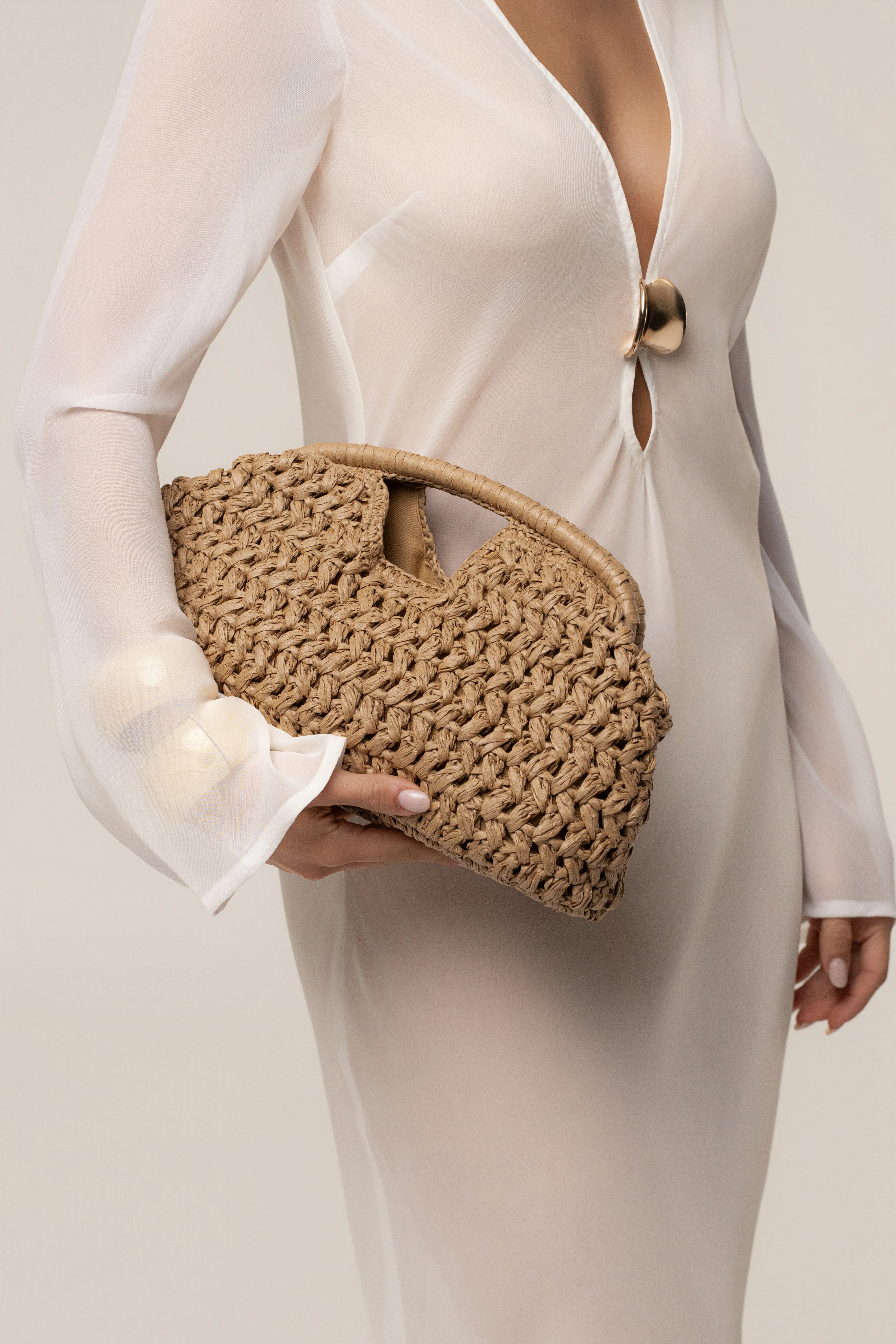 Natural Casa Sol Straw Bag