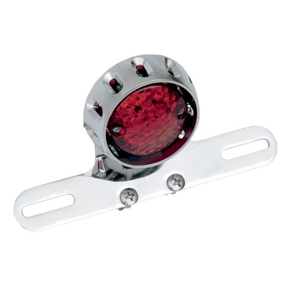 Support de plaque Drag Specialties avec feux arrière à led Universel - GrisRef : DRG0102