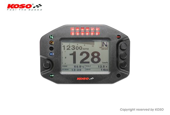 Compteur Koso multifonctions Rs2 UniverselRef : KOS00052A / 1100615