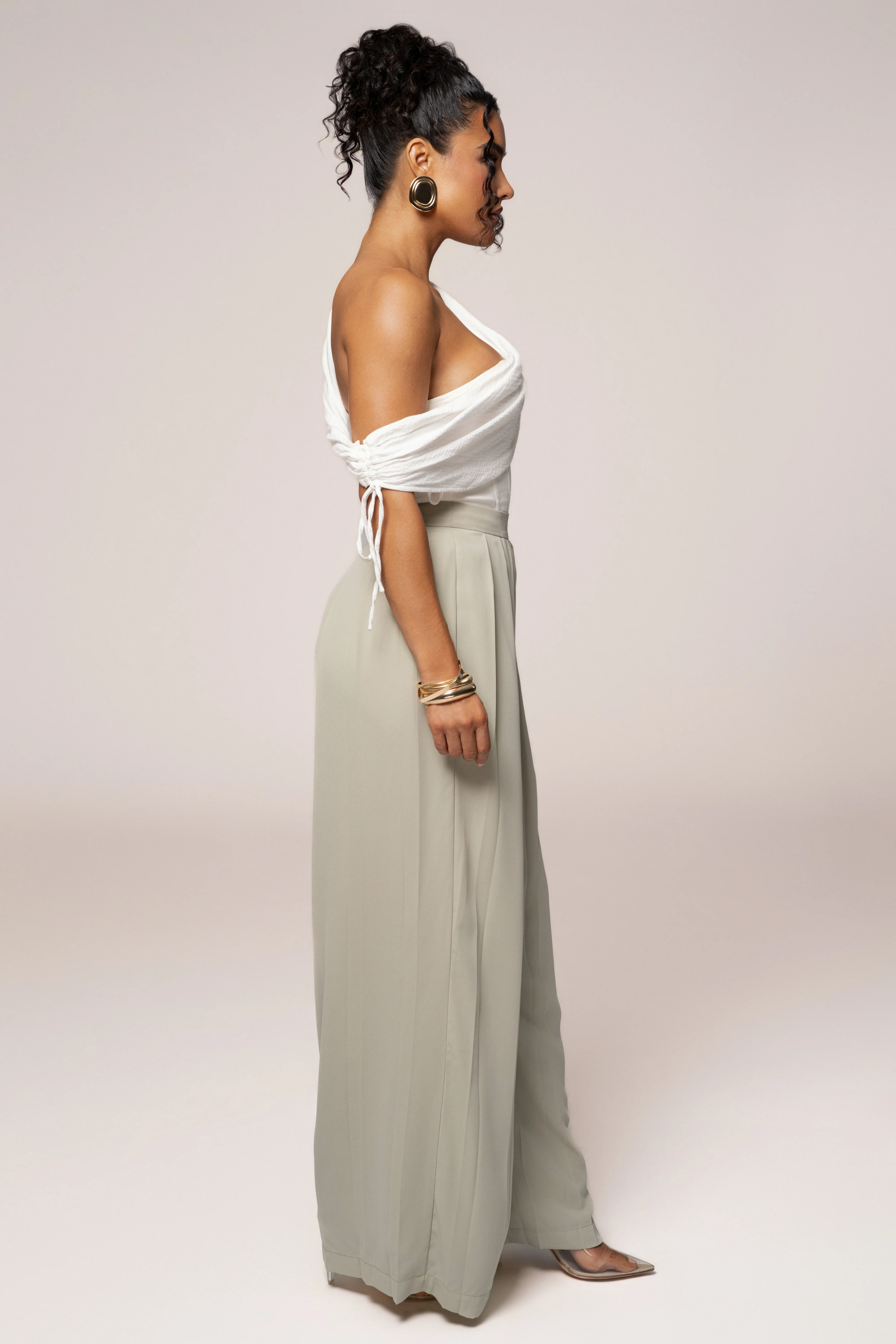 Off-White New Obsession Draped Top