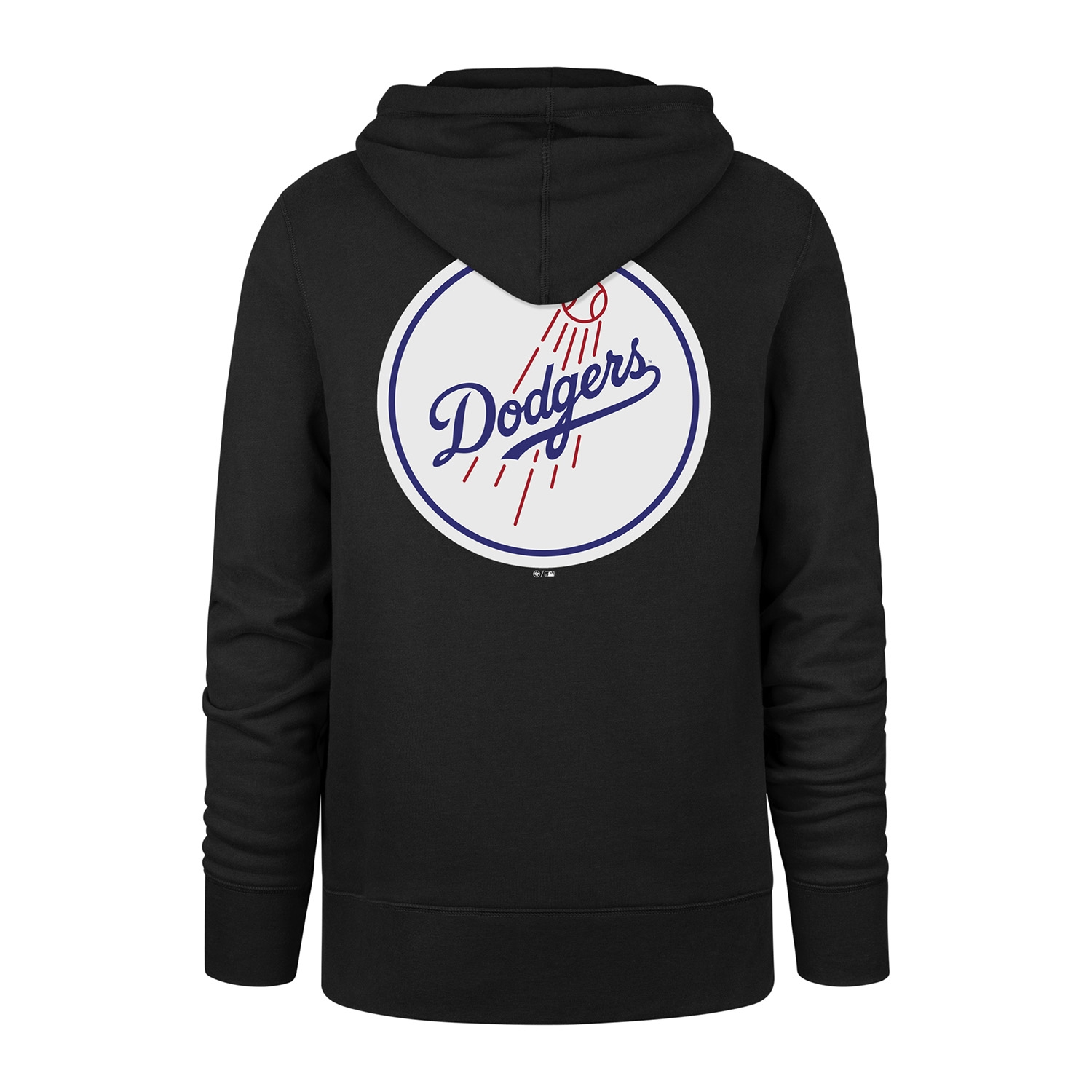 Los Angeles Dodgers Logo Backer '47 Burnside MLB Hoodie Black