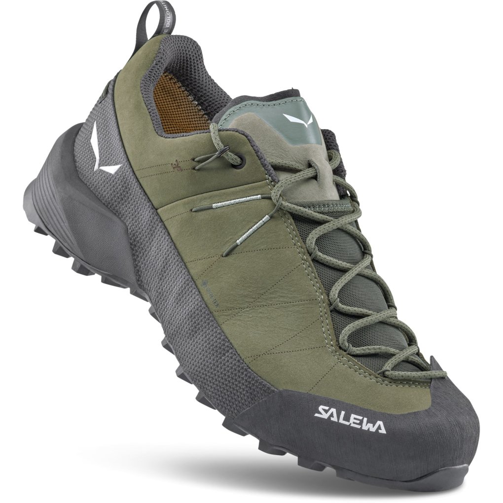 Salewa Wildfire Leather 2 GTX Approach Shoes Men - faded green/black 5051