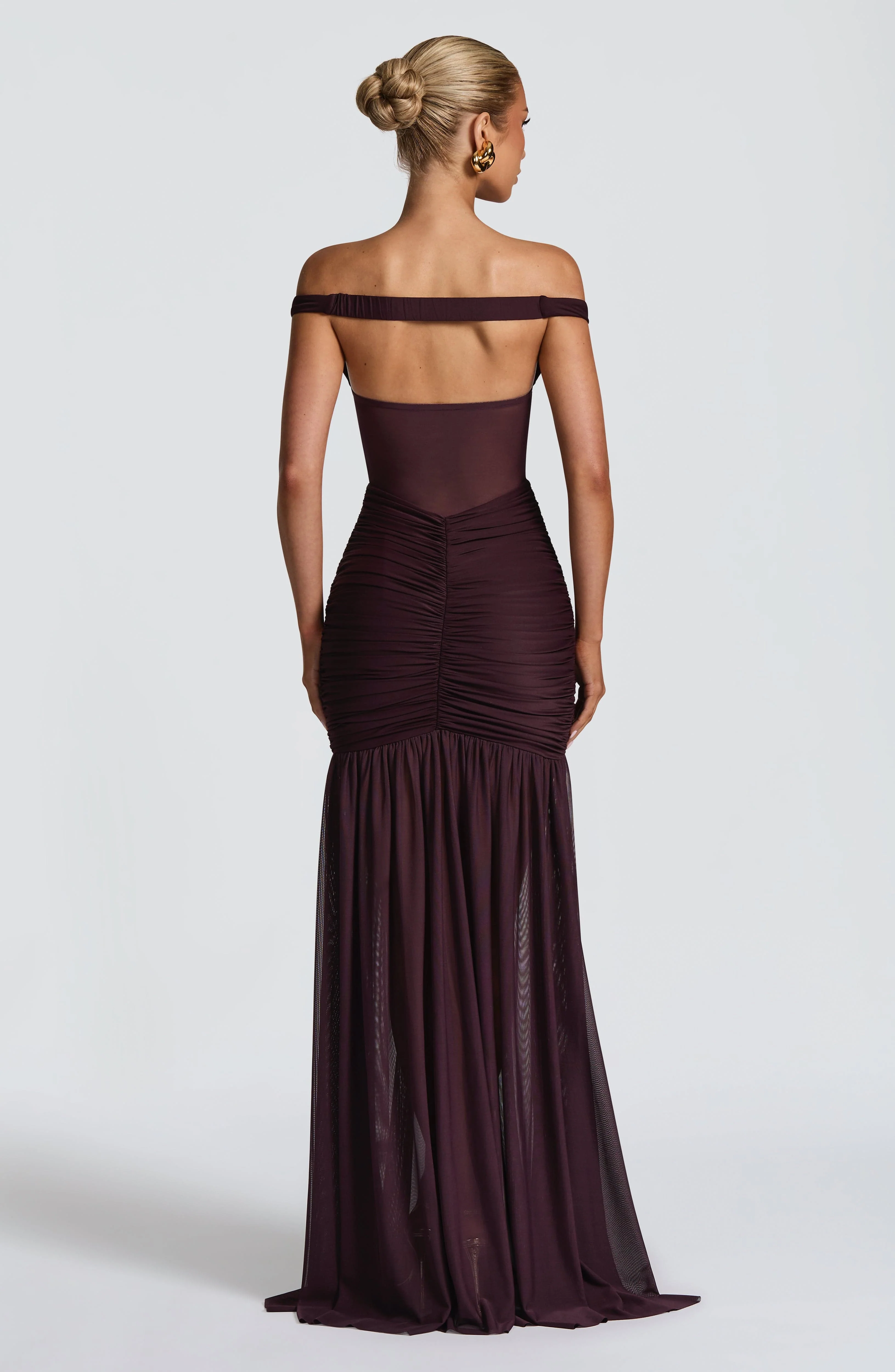 Alaia Maxi Dress - Plum