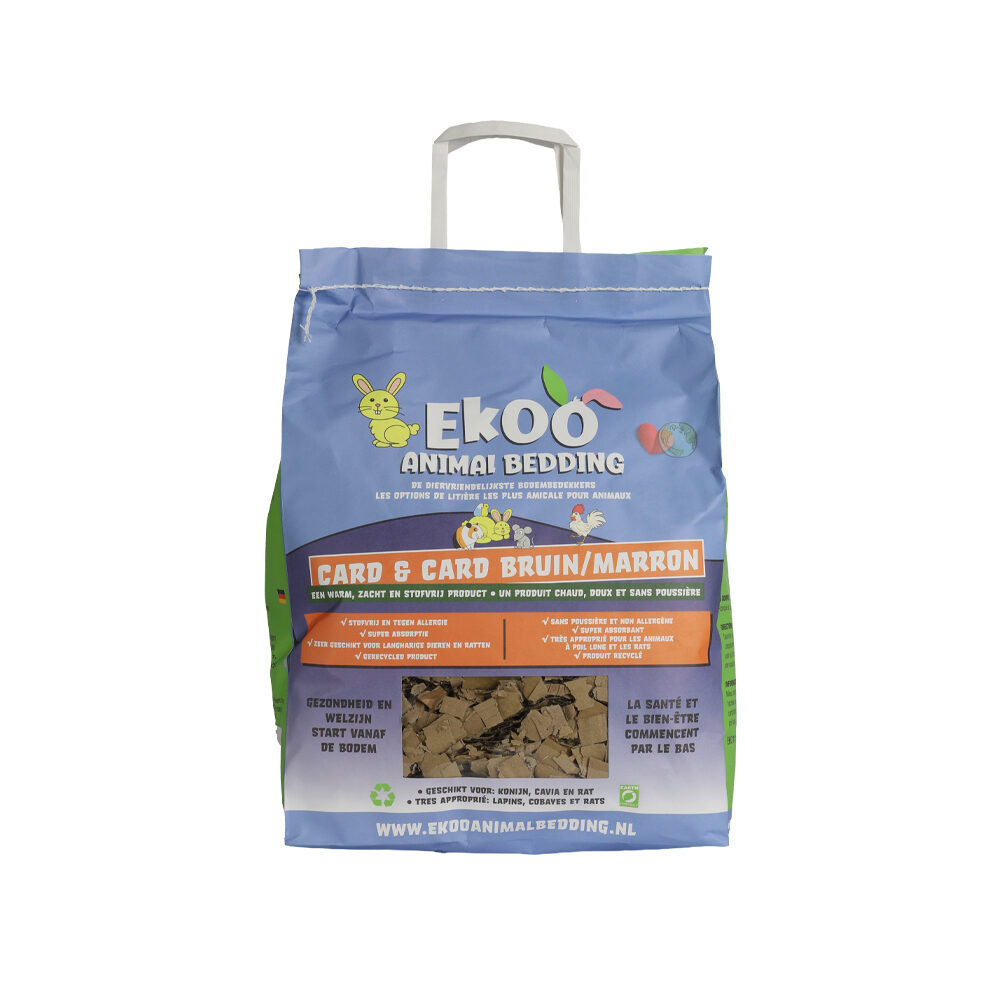 Ekoo Animal Bedding Card & Card - 30 L