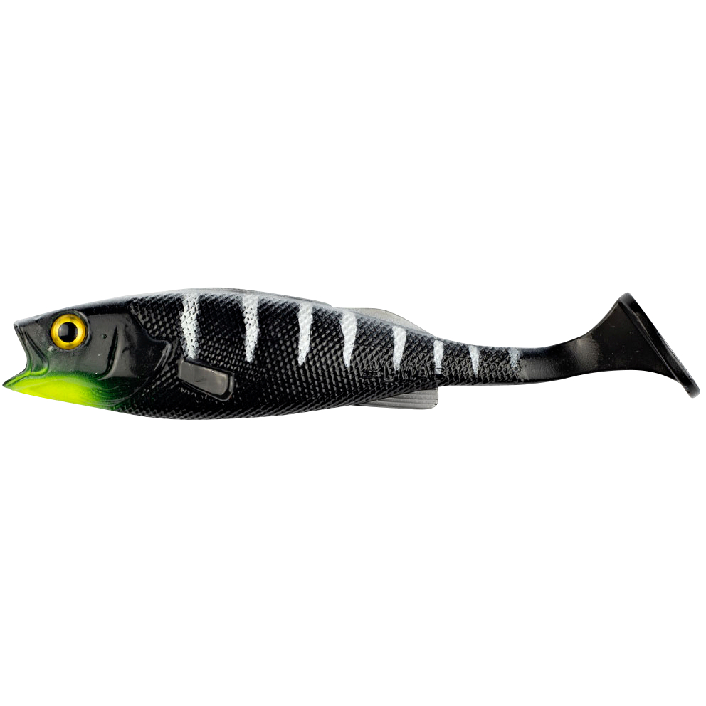 LMAB KØFI Perch Shad (Black Tiger)