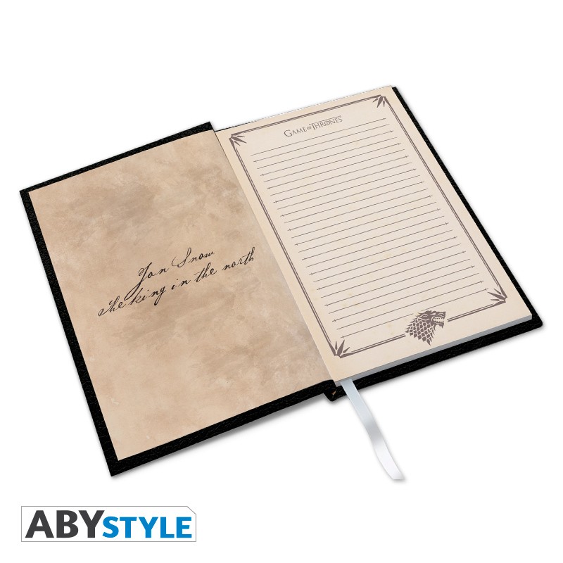 GAME OF THRONES Premium A5 Notebook Stark
