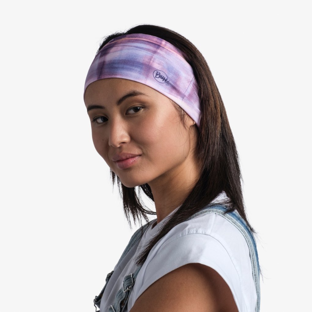 Buff® CoolNet UV® Wide Headband - Seary Purple